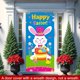 thumbnail image 4 of Cortina de Puerta de Pascua Adecuada para Grandes Suministros de Fiesta, Decoración de Pared de Jardín, Fondo de Decoración Navideña, 4 of 7