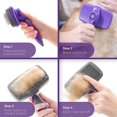 thumbnail image 2 of Self-cleaning Smooth Brush For Dogs And Cats - The Ultimate Dog Brush For Hair Loss And Fur - Long Hair Hair Removal Tool, 2 of 5