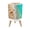 Color 2, variant on Small Trash Can with Lid Rustic Woodland Bears Deer Pine Trees Plaid Motif Hunting 1.8 Gallon Dog Proof Trash Can Round Garbage Can Waste Bin Wastebasket for Bathroom Bedroom Living Room