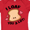 thumbnail image 4 of Inktastic I Loaf You a Lot with Cute Bread Clip Art Boys or Girls Baby Bodysuit, 4 of 5
