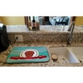 thumbnail image 2 of Caroline's Treasures Longhair Red Dachshund Merry Christmas Dish Drying Mat, 2 of 7