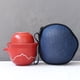 thumbnail image 1 of Juego de té de viaje con taza Estuche portátil Tetera personal de cerámica Juego de una tetera y dos tazas de cerámica negra, 1 of 5