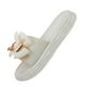 thumbnail image 1 of Sandalias de moda para mujer, zapatillas de plataforma, zapatos con lazo, sandalias antideslizantes. 40 41 Blanco, 1 of 9