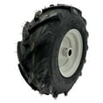 thumbnail image 4 of 13x5.00-6 Tractor Tread Tire & Rim with 1 Inch Hub - Troy-Bilt Tiller Replacement Wheel, 4 of 4