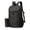 Black, variant on Ultra Lightweight Foldable Backpack for Travel, Packable Daypack, Water-Resistant Nylon Hiking Bag for Camping, Gym and Daily Use