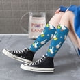 thumbnail image 6 of Picia Women Crew Soft Moisture-wicking Socks Cartoon Goose Pattern Design Cotton Socks, One Size fit All, 6 of 9