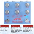 thumbnail image 4 of Guitarra estéreo digital Reverb Pedal JOYO PARA-VERB R-31, 4 of 6