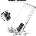 thumbnail image 5 of Samsung S21 Case with Card Holder 5G 6.2 inch Dual Layer Heavy Duty Protective Galaxy S21 Case Hidden Card Slot Slim Wallet Case for Samsung S21(White), 5 of 14