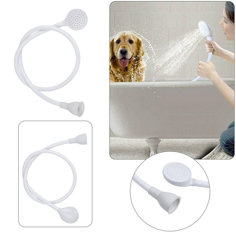 1pc Pet Shower Head, Household Bathroom Water Heater Bathing Shower Head,  Pet Shower Head For Dog Cleaning Supply