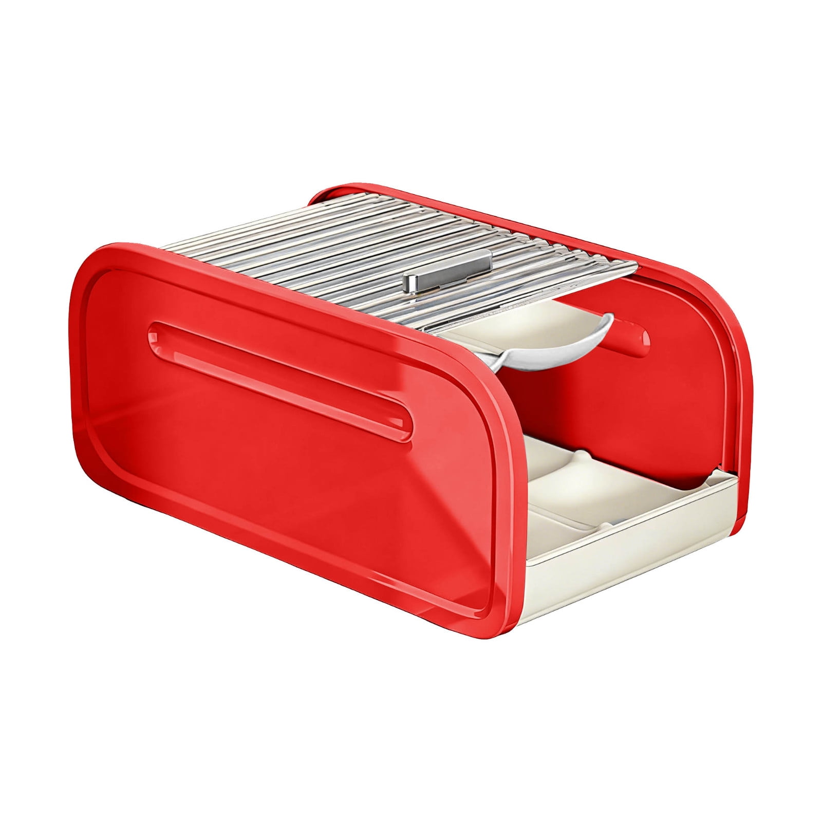 Refrigerator Egg Storage Rack Organizer - Automatic Rolling Rotating Egg Holder, Space Saving Expandable Kitchen Fridge Shelf for Eggs & Food Containers