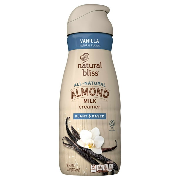Nestle Coffee Mate Natural Bliss Vanilla Almond Milk Liquid Coffee