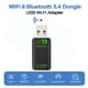 thumbnail image 4 of Adaptador AX900 USB WiFi 6 Bluetooth 5.4 2 en 1 Dongle de Banda Dual 2,4 G y 5 GHz Receptor Inalámbrico de Red WiFi USB WLAN, 4 of 5