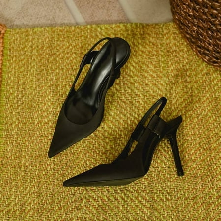 

ZJEOQOQ Dress Sandal Shoe Stiletto Heels (Pink/Blue/Black/Purple) Stilettos New Arrivals Women Shoes 2023 Spring Collection Hot Women Party Pumps Women s Dress Shoes
