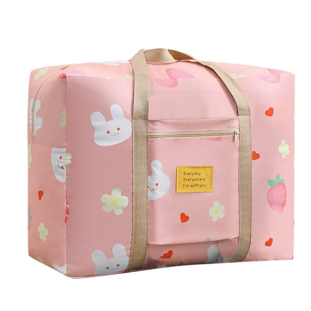 Bolsa de Almacenamiento de Tela Gruesa para Colchas, Portátil, de Gran Capacidad, para Mudanzas, Ropa (Mediana)