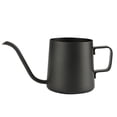 thumbnail image 1 of Bewildely Cafetera de largo y estrecho de acero inoxidable para verter sobre goteo, tetera de cuello de cisne de 250ml Juegos de servir café y té, 1 of 6