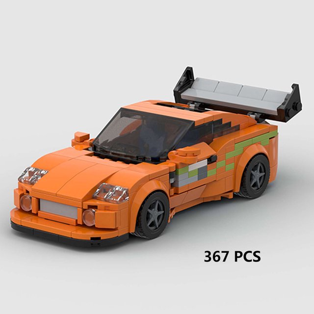 MOC Speed Champions Super Race Car F1 Great Vehicle Racing Model Building Blocks Bricks Sports Kits Sets City Technique Kids Toy