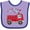 Lavender and Purple, variant on Inktastic Valentine Fire Truck with Cute Dalmatian and Hearts Boys or Girls Baby Bib