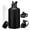 Magic Black, variant on Insulated Water Bottle 40 oz, Triple Wall Vacuum Stainless Steel (Cold for 48 Hrs), Leak Proof & BPA-Free, 40oz Water Flask with Straw Spout Lids, Protective Boot