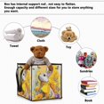 thumbnail image 6 of Collapsible Storage Basket Laundry Hamper Portable Organizer Bin For Home Storage Easter Bunny with A Big Yellow Bow, 6 of 7