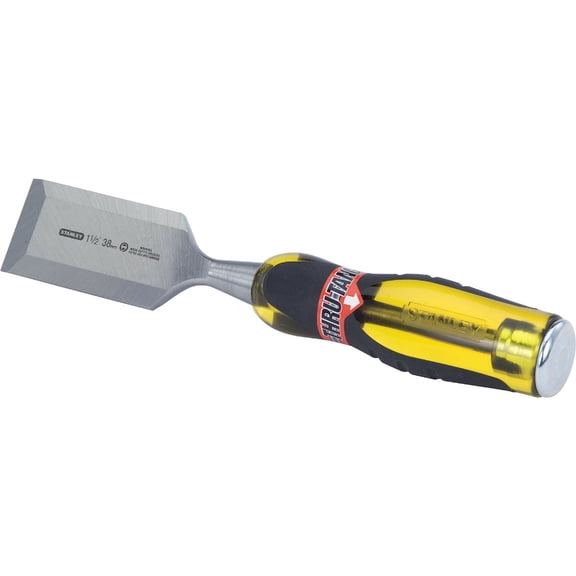 2-pack 2 Pack Stanley 16-980 1-1/2" FatMax Short Blade Wood Chisel — Heavy-Duty Construction, Professional Use