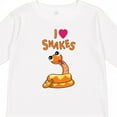 thumbnail image 4 of Inktastic I Love Snakes Boys or Girls Long Sleeve Toddler T-Shirt, 4 of 5
