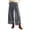 Gray, variant on Womens Street Lace Velour Palazzo Pants Elastic Waist Drawstring Wide Leg Travel Lounge Pants
