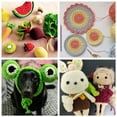 thumbnail image 2 of Juego de Agujas de Crochet Metálicas Multicolores Tomorotec, con Bolsa de Almacenamiento, Marcadores de Puntos y Agujas de Ojo Grande (Bolsa Rosa)., 2 of 7