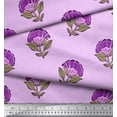 thumbnail image 3 of Soimoi Rayon Fabric Leaves & Floral Block Print Sewing Fabric Yard 42 Inch Wide, 3 of 3