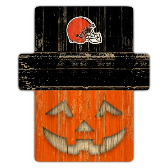 Cleveland Browns 12" x 12" Jack-O-Lantern Display