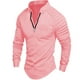 thumbnail image 1 of pstuiky Camisas de manga larga de invierno para hombre, Camisa deportiva de manga larga con cremallera de color liso para hombre Tops de hombre xxl, 1 of 2