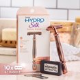 thumbnail image 4 of Schick® Hydro Silk Rose Gold Double Edge Safety Razor, 4 of 9