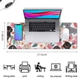 thumbnail image 5 of Long Mouse Pads for Desk,Dachshund and Flower Desk Mats on Top Of Desks, Desk Mouse Pad Extra Large with 3mm Non-Slip Base and Stitched Edge for Gaming,Office,Work,Home 31.5"x11.8", 5 of 6
