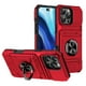 thumbnail image 1 of Para M Otorola Cartera Cas E con Titular de Tarjeta de Crédito Anillo Giratorio Kickstand Resistente Mi Litary Grade Funda Protectora a Prueba de Golpes para Negro, 1 of 8