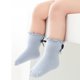 thumbnail image 5 of Laklulu Primavera y verano bebé niña arco Calcetines de bebé borde peplum calcetines de tubo medio de algodón agradables para la piel, 5 of 5