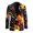 Abstract Art Design, variant on Slim Fit Single Button Blazer for Business and Events, Polyester Breathable Mens Blazer Suit Jacket with Paint Splatter Pattern