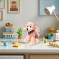 thumbnail image 4 of syligr Poodle Stuffed Animal Plush Toy and Scarf for Girls 3 - 6 Years, 11Inch Medium Soft Dog Plushie, Cuddly Toy Gift for Girls Boys Kids, Nursery Bedroom Decor, Realistic Toy Poodle Puppy, 4 of 6