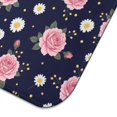 thumbnail image 5 of Pioneer Flower Floral Print Pattern Kitchen Dish Drying Mat 1 Pack, Ultra Absorbent Microfiber Drainer Mat, 16"x18", 5 of 6