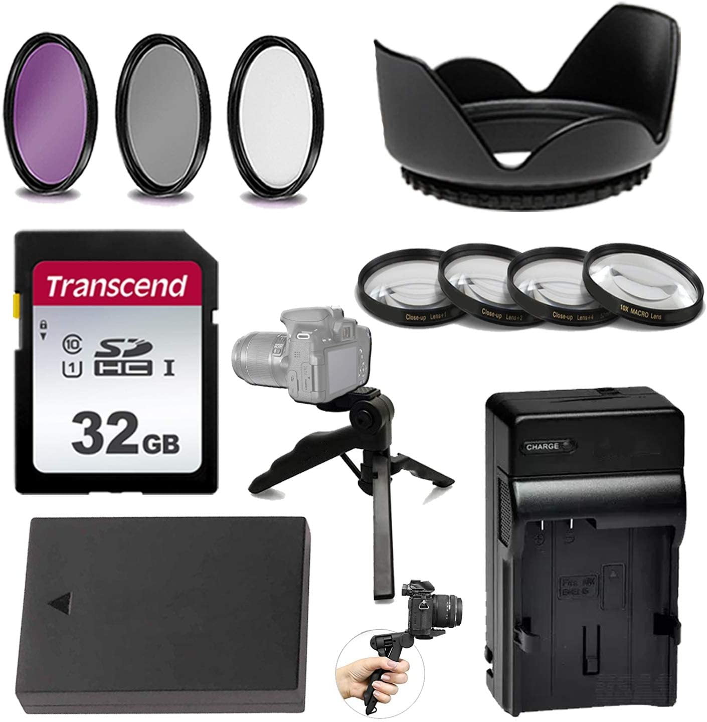 Camera Accessories Bundle Set For Canon EOS 1300D, 1200D, 1100D