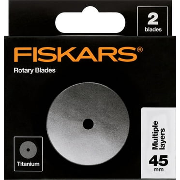 Fiskars 45mm Titanium Rotary Blade 2-Pack, 3.75" Width