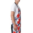 thumbnail image 3 of Picia Leaves And Flowers Waterproof Apron for Unisex Adult - Adjustable Bib Apron with Pockets, Ideal for Cooking, Gardening, Painting, and Household Chores, 3 of 9