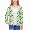 thumbnail image 3 of Cauagu Green Cucumber1 Print Sun Protection Jacket for Teen,Full-Zipper Long Sleeve Sun Shirts with Pockets UV Hoodie Shirts Outdoor Athletic Jacket-X-Large, 3 of 7