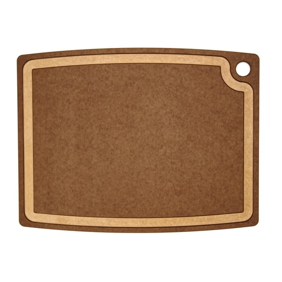 Epicurean Gourmet Series Nutmeg & Natural Cutting Board - 19.5" x 15"