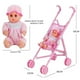 thumbnail image 4 of Muñeca bebé con carrito, muñeca bebé, cochecito, juguete para juego de imitación, juego para niños, 4 of 7