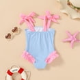 thumbnail image 3 of MAMAMI Baby Girls Swimsuit Summer Stripe One-Piece Bathing Suit for Girl,Size 9M-4Y, 3 of 7