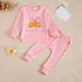 thumbnail image 2 of Futezty Toddler Boys Girls Clothes Fall Winter Outfit Sets, Baby Boy Girl 6 12 18 24 Months 2T 3T 4T 2-Pieces Set Sweatshirt + Pants, 2 of 7