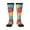 3 Black, variant on Colorful Wool Balls Pattern Women’s Knee High Crew Socks,Trouser Socks Comfortable, Breathable, Moisture-Wicking and Soft