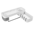thumbnail image 4 of Bathroom Corner Shelf, Multifunctional Rotatable Bathroom Corner Rack  For Laundry Room For Bathroom For Toliet White And Grey, 4 of 8