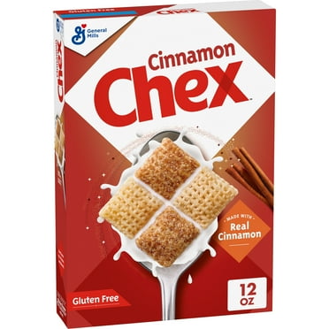 Cinnamon Chex Cereal, Gluten Free Breakfast Cereal, Made with Whole Grain, 12 oz