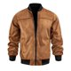 thumbnail image 1 of Tamaño Más Chaqueta Ligera para Hombres Color Sólido Cremallera Casual Abrigo Cálido Primavera Invierno, 1 of 9