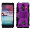 ZTE Zmax Pro Armor Hybrid Case - Old School Retro TREK™ Super Controller Purple